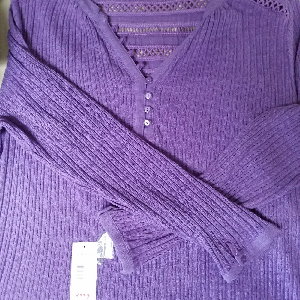 Womens sweater, purple